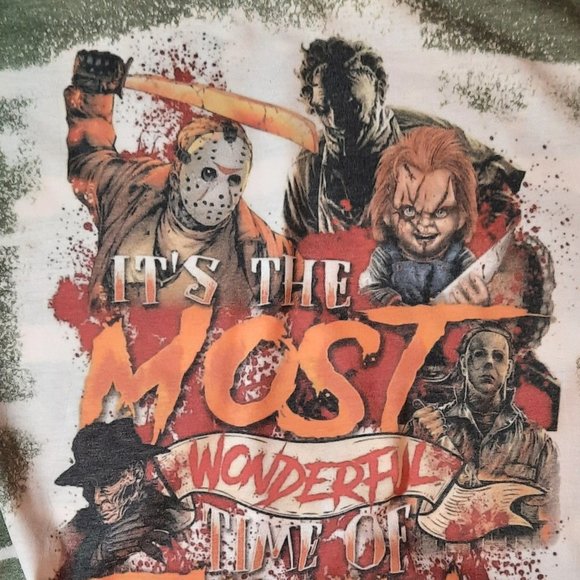 New-Large Unisex, Gildan Brand, color Heather Military Green-Bleached Tee - Picture 2 of 2